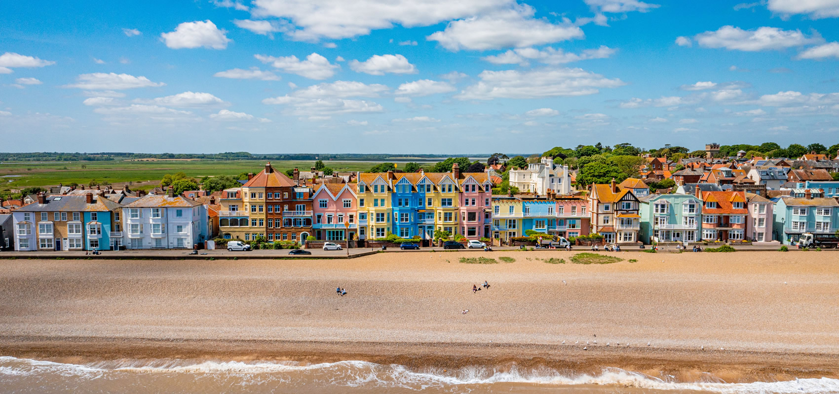 Aldeburgh from drone